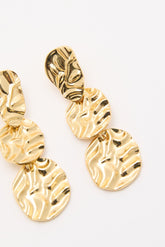 Violetta Drop Earrings 18K Gold